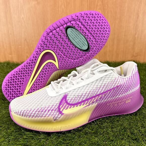 Nike Shoes - NikeCourt Air Zoom Vapor 11 HC White Fuchsia Dream DR6965-101 Women's Size 9